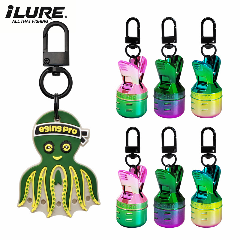 New Electroplating Squid Jig B - đánh giá và giá Fishing Line Dispenser