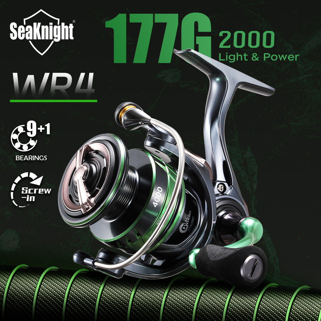 SeaKnight Brand WR4 Series 5.2 - đánh giá và giá Kastking Reel Zephyr